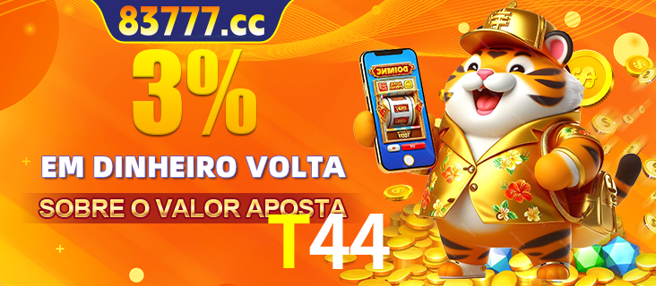 Promoção para baixar e instalar o aplicativo do cassino T44. O banner oferece uma recompensa de R1aR1aR8, com a imagem de uma cobra sobre moedas de ouro.